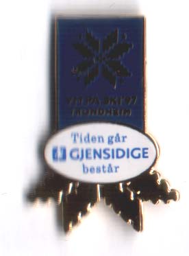 Gjensidige snøstjerne blå Ski VM Trondheim 1997